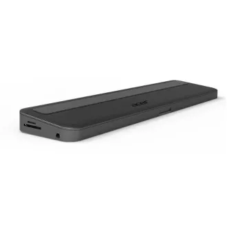 Acer 13in1 Type C Minidock: 3x USB3.0 (prenos podatkov 5 Gb/s), 1x USB-C (prenos podatkov 5 Gb/s), 1x USB-C Power Delivery (do 100 W)