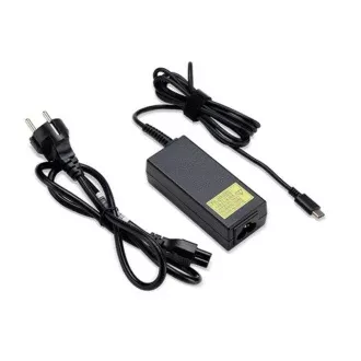 ACER 65W USB TYPE-C ADAPTER, ČERNI, EU napajalni kabel (maloprodajni paket) - za naprave z adapterjem USB-C