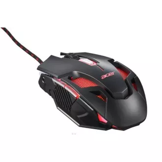 Acer NITRO GAMING MOUSE II - optična igralna miška, max. 7200dpi (6 stopenj - 800-7200), 7 vrst osvetlitve, 6 gumbov