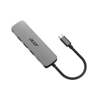 Acer 5IN1 Mini Dock statioType- C, 1x HDMI (do 3840x2160@60hz), 3x USB 3.0 5Gbps, 1x Type-C do 100W PD port (gostitelj)