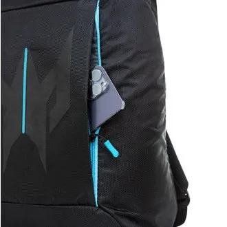Predator Urban Backpack 18" (PBG510); črn nahrbtnik z modrimi elementi, vodoodporen in odporen proti obrabi, za 18", 27 l, 0,6 kg