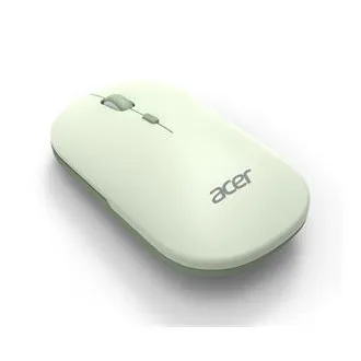 Brezžična miška Acer AMR130 Green – dvojni način delovanja 2,4 GHz   BT 5.2, 4 tipke, 800/1200/1600 dpi, 5 milijonov klikov, 1x AA, WIN/MAC, svetlo zelena