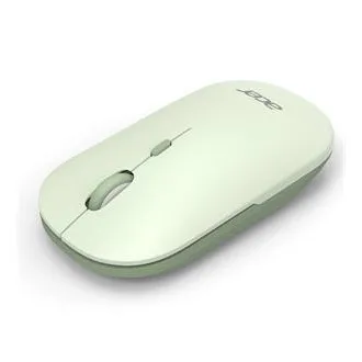 Brezžična miška Acer AMR130 Green – dvojni način delovanja 2,4 GHz   BT 5.2, 4 tipke, 800/1200/1600 dpi, 5 milijonov klikov, 1x AA, WIN/MAC, svetlo zelena