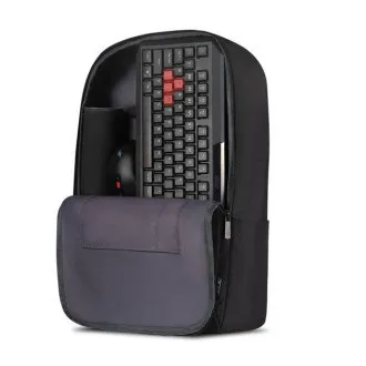 Nahrbtnik Acer Nitro Quest 18", črn, vodoodporna obdelava, ojačan hrbet, 16 l, 0,46 kg, poliester (NBG410)