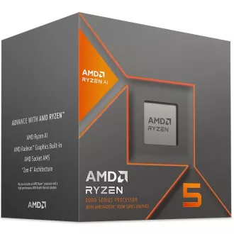 Procesor AMD Ryzen 5 8600G AM5 Box (6-jedrni, 12x nit, 2MB,65W,AM5, AMD Radeon 760M Graphics), hladilnik Wraith Stealth
