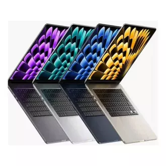 Apple MacBook Air 15.3" 2880x1864/10C M4/10C GPU/16GB/256GB_SSD/US/temno črnilo (2025) - tipkovnica ameriške različice