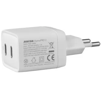 AVACOM HomePRO 2 omrežni polnilnik z Power Delivery 40W z dvema izhodoma USB-C