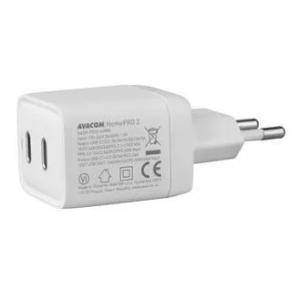 AVACOM HomePRO 2 omrežni polnilnik z Power Delivery 40W z dvema izhodoma USB-C