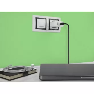 AVACOM HomePRO  Omrežni polnilnik s funkcijo Power Delivery 65 W z izhodoma USB-C in USB-A