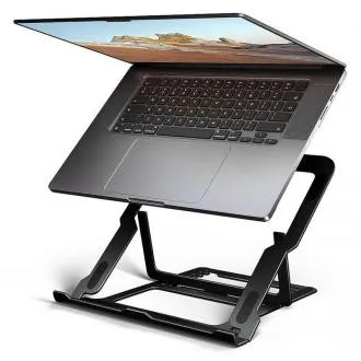 AXAGON STND-LAB aluminijasto stojalo za prenosni računalnik 10"–17,3", nastavljiva višina, črno AXAGON STND-LAB aluminijasto stojalo za prenosni računalnik 10"–17,3", nastavljiva višina, črno
