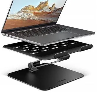 AXAGON STND-LQB aluminijasti HQ stojalo za prenosni računalnik 10"–17,3", nastavljiva višina in naklon, črno AXAGON STND-LQB aluminijasti HQ stojalo za prenosni računalnik 10"–17,3", nastavljiva višina in naklon, črno