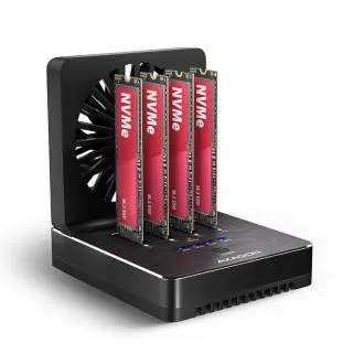 AXAGON ADSA-M2C44, USB4-priključna postaja za 4× M.2 NVMe SSD s funkcijo kloniranja AXAGON ADSA-M2C44, USB4-priključna postaja za 4× M.2 NVMe SSD s funkcijo kloniranja