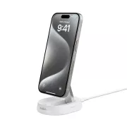 Belkin BOOST CHARGE™ PRO Qi2 15W magnetno stojalo za polnjenje, preklopno, belo