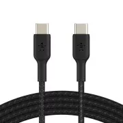Belkin BOOST CHARGE™ USB-C/USB-C kabel, 2 m, črn - vzdržljiv