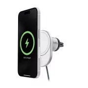 Belkin BOOST CHARGE™ Qi2 Magnetni nosilec za polnjenje v avtomobilu, 15 W, brez adapterja, siv