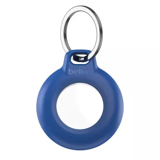 Belkinov varni etui AirTag z vodoodpornim obeskom za ključe - modri
