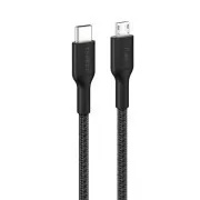 Belkin BOOST CHARGE PRO USB-C/microUSB, 1 m, črn – trpežen