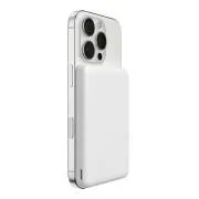 Belkin BOOST CHARGE Qi2 magnetna brezžična powerbanka, 5000 mAh, tanka, bela