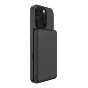 Belkin BOOST CHARGE Qi2 magnetna brezžična powerbanka, 5000 mAh, tanka, črna