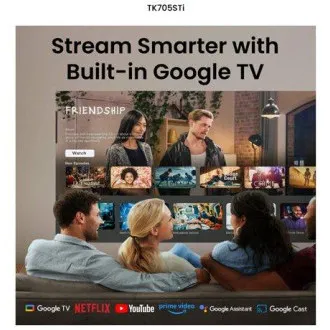 BenQ DLP projektor TK705STi 4K UHD 3840x2160/3000 ANSI lm/600 000:1/HDMI/USB-A/USB-C/Jack/BT/Wi-Fi/zvočniki/Google TV   Android 11