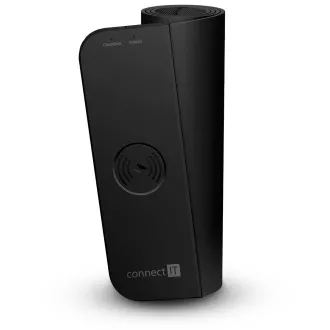 Podloga za tipkovnico in miško CONNECT IT CHARGE s funkcijo polnjenja Qi, velikost 1,5 mm L (800 × 300 mm), Črna