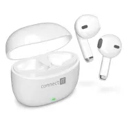 CONNECT IT True Wireless SonicBass slušalke v ušesa z mikrofonom, BELE