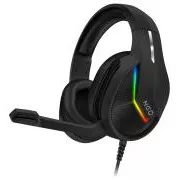 CONNECT IT NEO gaming slušalke z mikrofonom, osvetlitvijo, 1x enojni priključek (adapter za 2x priključek)   USB, ČERNA