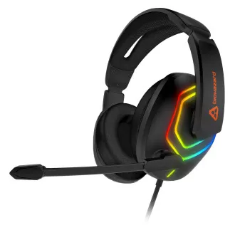 CONNECT IT BIOHAZARD gaming slušalke z mikrofonom, enojni Jack USB, 2x Jack adapter, BLACK