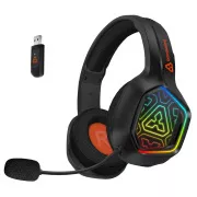 CONNECT IT BIOHAZARD Blast brezžične igralne slušalke z mikrofonom, RGB pod.,BT/2,4GHz/Jack USB-C/črna