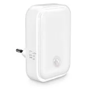 CONNECT IT SPARKLE 1 SENSOR nočna luč s senzorjem gibanja, 3 stopnje osvetlitve, BELA