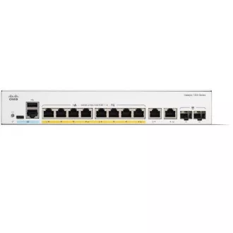 Cisco Catalyst C1300-8FP-2G 8 x 1G 2 x 1G RJ45/SFP combo PoE  (120W) - C1300-8FP-2G