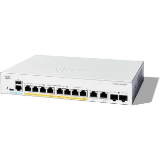 Cisco Catalyst stikalo C1200-8P-E-2G (8xGbE,2xGbE/SFP combo,8xPoE ,67W,brez ventilatorja) - REFRESH