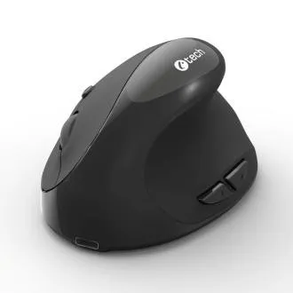 Miška C-TECH VEM-17, vertikalna, Dual mode, brezžična, BT 5.0 2,4 GHz, 1600 DPI, črna Miška C-TECH VEM-17, vertikalna, Dual mode, brezžična, BT 5.0 2,4 GHz, 1600 DPI, črna