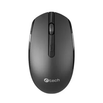 Miška C-TECH WLM-15 Dual mode, brezžična, BT 5.0 2,4 GHz, 1600 DPI, 6 gumbov, USB nano sprejemnik, črna Miška C-TECH WLM-15 Dual mode, brezžična, BT 5.0 2,4 GHz, 1600 DPI, 6 gumbov, USB nano sprejemnik, črna