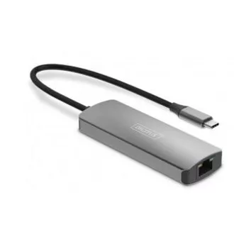 DIGITUS Video podaljšek, USB-C - HDMI, 4K/120Hz CAT6, 30 m