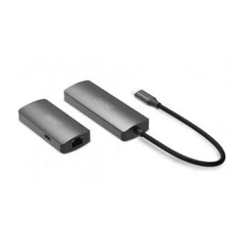 DIGITUS Video podaljšek, USB-C - HDMI, 4K/120Hz CAT6, 30 m