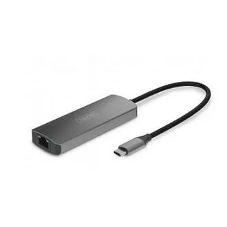 DIGITUS Video podaljšek, USB-C - HDMI, 4K/120Hz CAT6, 30 m