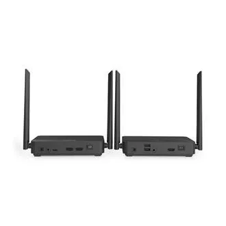 Komplet brezžičnega HDMI KVM podaljševalnika DIGITUS 4K/60 Hz, 100 m, črn Komplet brezžičnega HDMI KVM podaljševalnika DIGITUS 4K/60 Hz, 100 m, črn