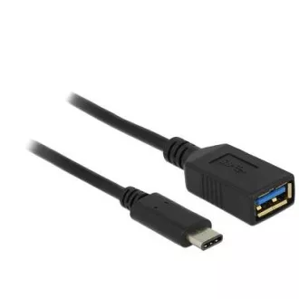 Delock Adapter USB SuperSpeed (USB 3.1, Gen 1) USB Type-C™ moški > USB Type A ženski 15 cm črn