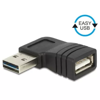 Adapter Delock EASY-USB 2.0-A moški > USB 2.0-A ženski pravokotni levi/desni Adapter Delock EASY-USB 2.0-A moški > USB 2.0-A ženski pravokotni levi/desni