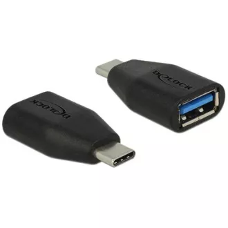 Delock Adapter SuperSpeed USB 10 Gbps (USB 3.1 Gen 2) USB Type-C™ moški > Type-A ženski