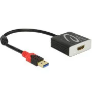 Delock Adapter USB 3.0 tip A moški > HDMI ženski