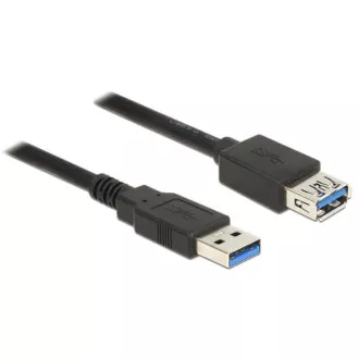 Delock Podaljševalni kabel USB 3.0 tip A moški > USB 3.0 tip A ženski 2,0 m črn