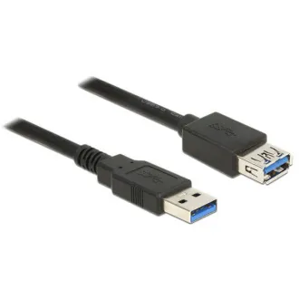 Delock Podaljševalni kabel USB 3.0 tip A moški > USB 3.0 tip A ženski 3,0 m črn