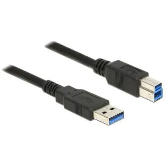 Delock kabel USB 3.0 tip A (moški) > USB 3.0 tip B (moški), 5,0 m, črn Delock kabel USB 3.0 tip A (moški) > USB 3.0 tip B (moški), 5,0 m, črn