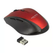 Delock Ergonomska optična miška s 5 gumbi 2,4 GHz brezžična