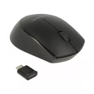 Delock Optična 3-ključna brezžična mini miška USB Type-C™ 2,4 GHz