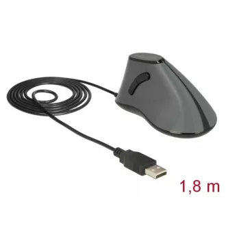Delock Ergonomska vertikalna optična miška USB s 5 gumbi