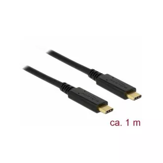 Delock USB 3.1 Gen 2 (10 Gbps) Type-C do Type-C kabel 1 m 3 A E-Marker