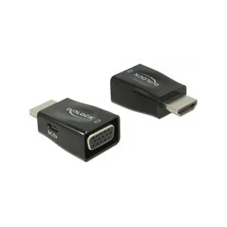 Delock Adapter HDMI-A moški > VGA ženska